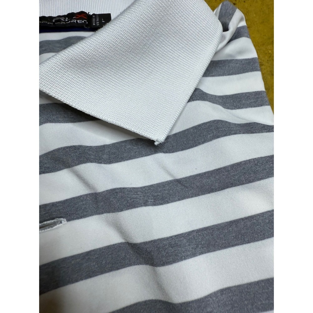 Bundle RLX Ralph Lauren Mens Striped Golf Polo Shirts, Size L, Sport, Athletic - Picture 4 of 13